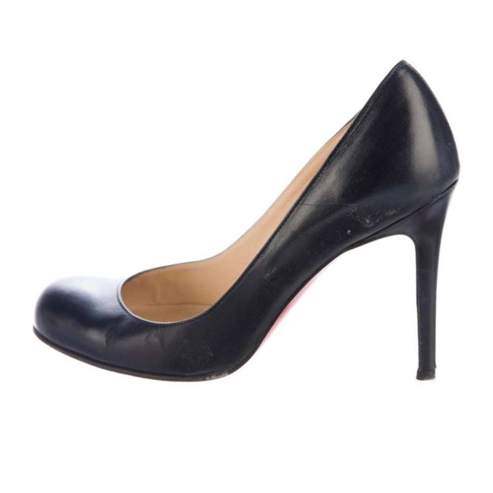COPY - Christian Louboutin Navy Simple Pumps 6 36